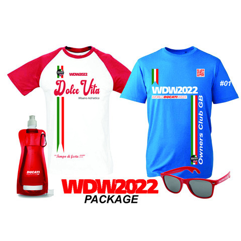 World Ducati Week 2022 T shirt Limited Edition Package - Last Order date