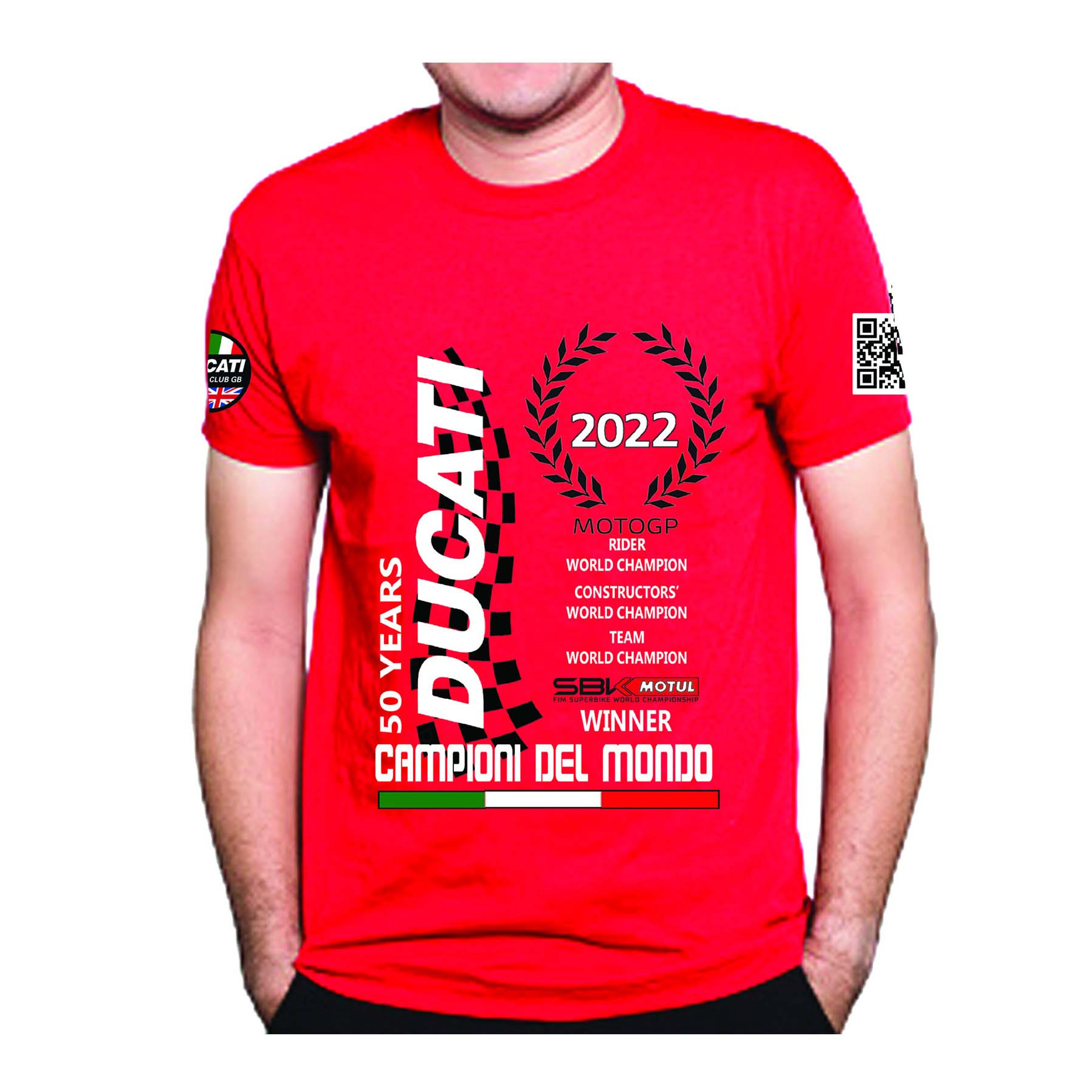 DOC GB Ducati Champions T-Shirt S-4XL