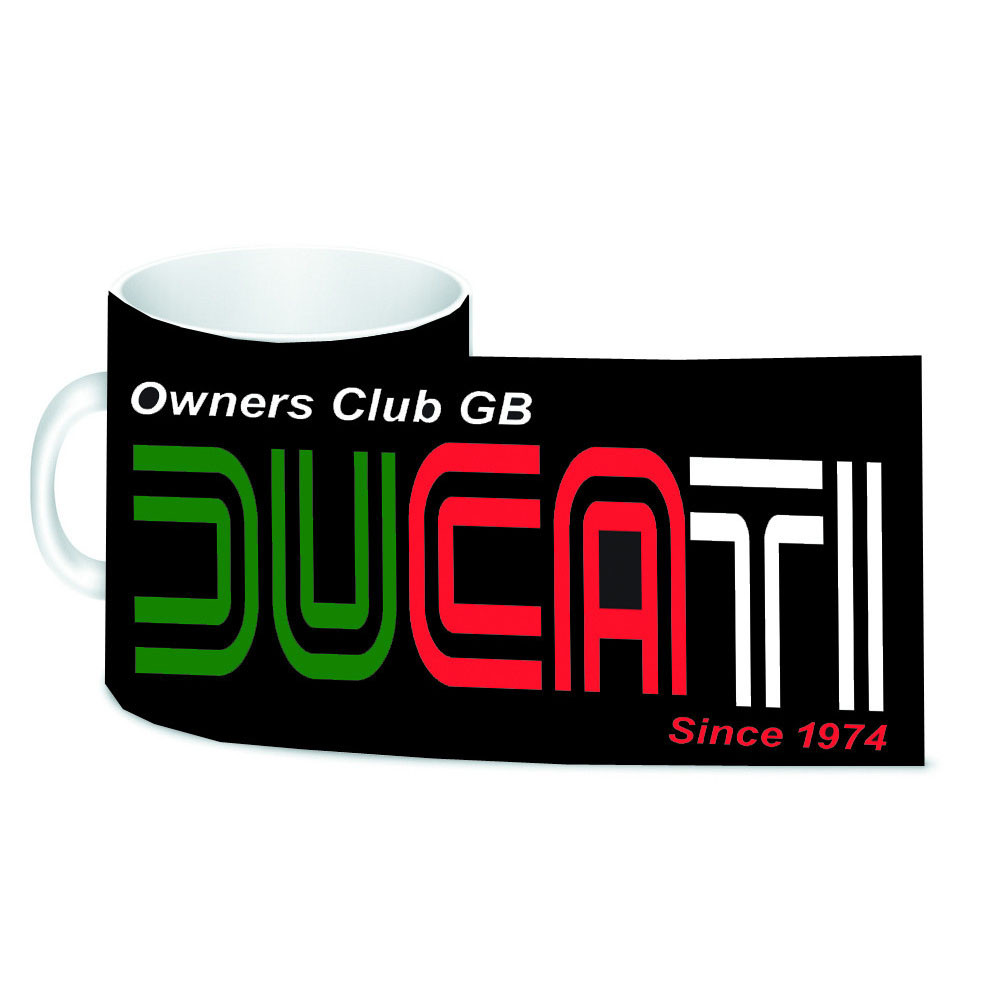 DOC GB Black Ducati Owners Mug