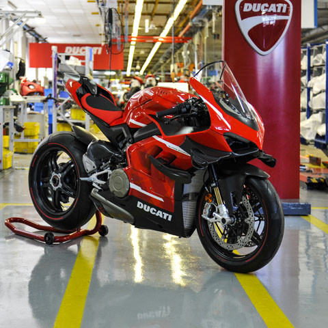 Ducati starts production of the Superleggera V4