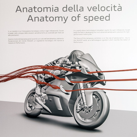Ducati inaugurates the temporary "Anatomy of Speed" exhibition