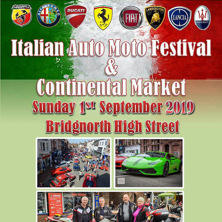 Bridgnorth Italian Auto Moto Festival 2019