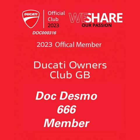 Red Ducati Official Club 2023 Cards now available to download.