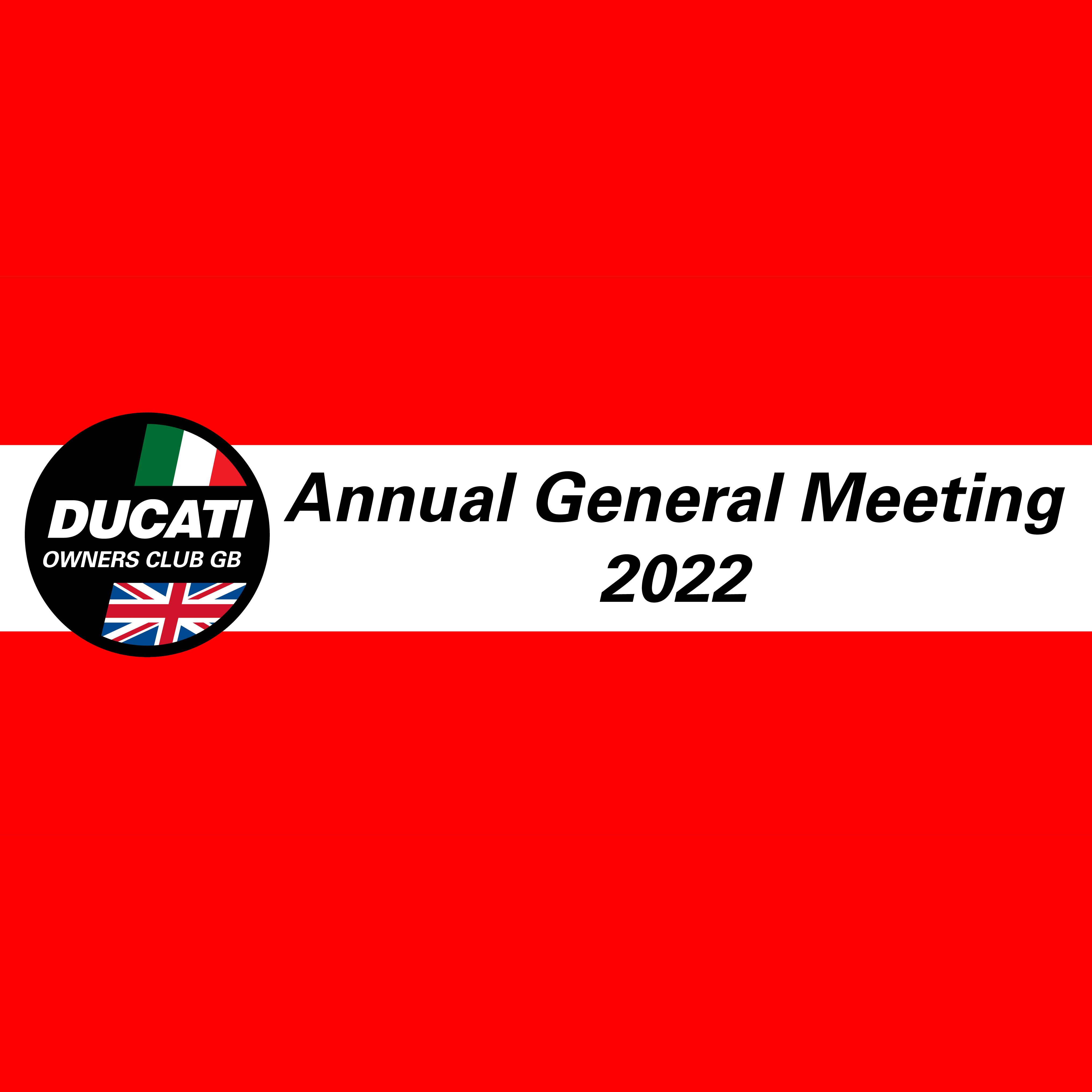 Ducati Owners Club AGM 2022