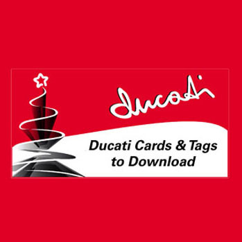 Ducati Christmas cards and tags to download