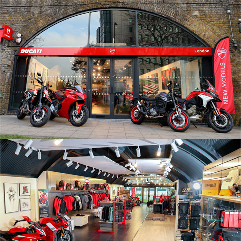 Ducati is back in Central London with a new dealership at the heart of the Capital