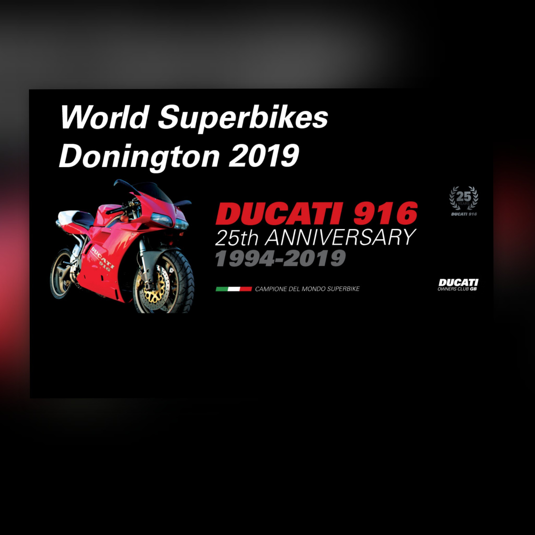 World Superbikes Donington 2019 - 916 25th Celebration