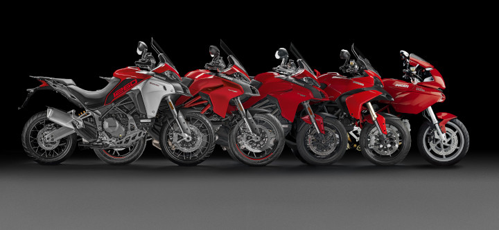Multistrada Family over the years