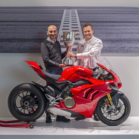 Ducati presented with 2019 Winning Manufacturer trophy in Bologna