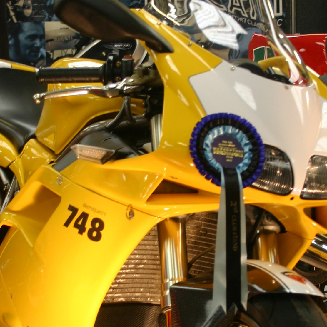 Stafford Classic Bike Show - April 2024 - Club's 50th year display