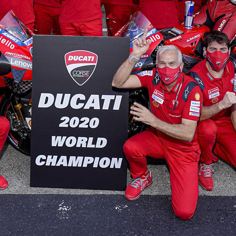 Ducati is 2020 MotoGP Constructors' World Champion