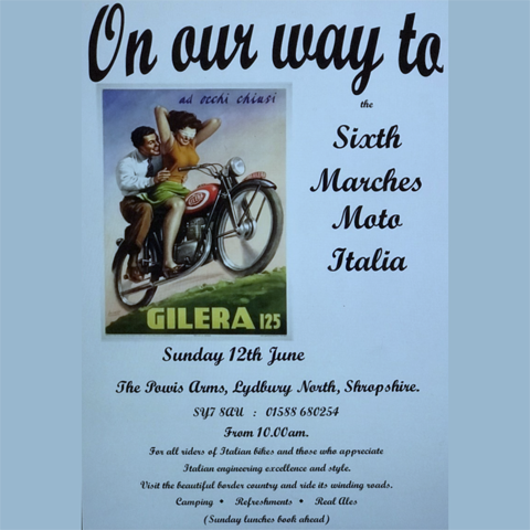 6th Marches Moto Italia 12th June 2022
