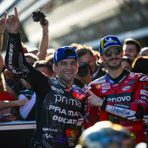 MotoGP Fianl round 2024 Pecco Bagnaia and Jorge Martín