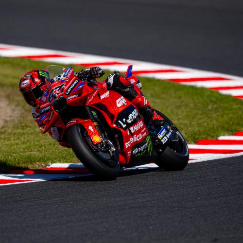 Pecco Bagnaia at Motegi sprint win 2025