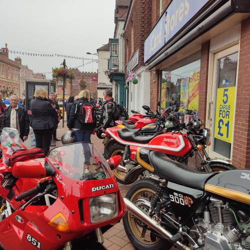 West Midlands and Herefordshire branch ride out to Bridgnorth Italian car show 2022