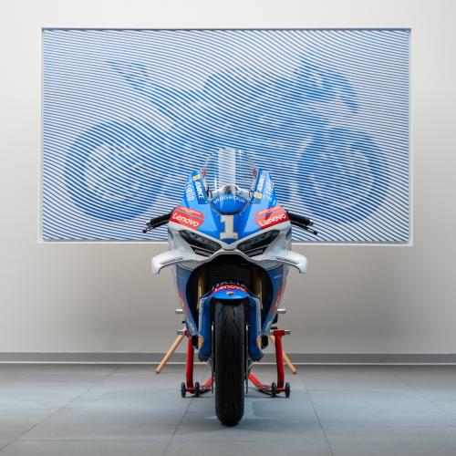 June 2025 - Panigale V4 Tricolore Italia interpreted by Italian artist Andrea Crespi,,