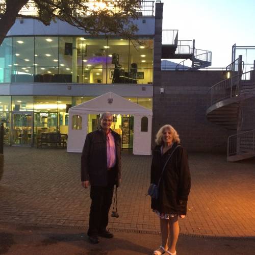 Clubs 40th Anniversary party at Silverstone. Jilly and Keith
