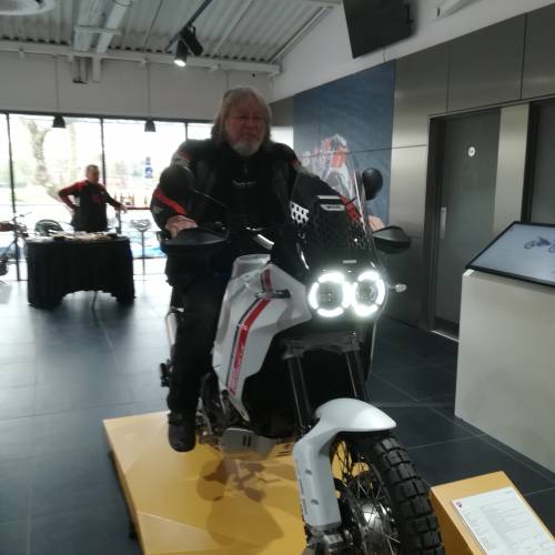 Herefordshire and West Midlands Branch Desert X launch April 2022 Ducati Worcester