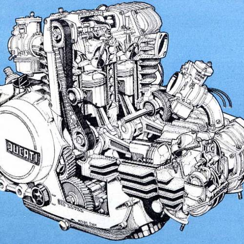  Taglioni Bi-Pantah engine