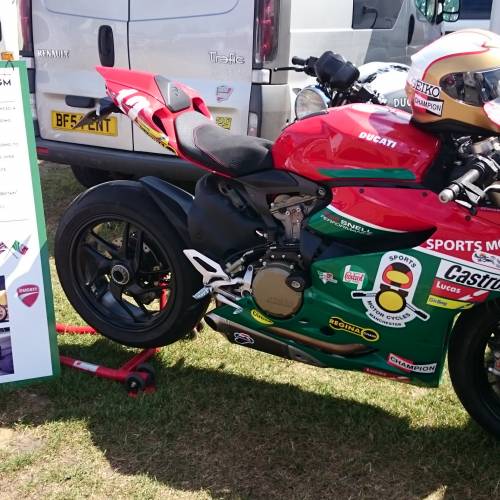 Castle Comb Hailwood anniversary weekend 2017. Tribute Panigale