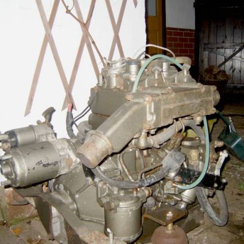 Diesel boat engine