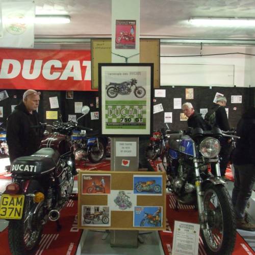 DOCGB 50th anniversary stand at Stafford Classic Bike Show 2024