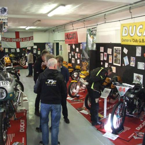 DOCGB 50th anniversary stand at Stafford Classic Bike Show 2024