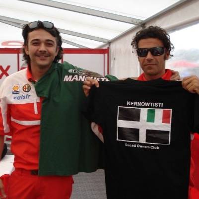 cornwall and Manchester Branch T-shirt WSBK Paddock 2014 