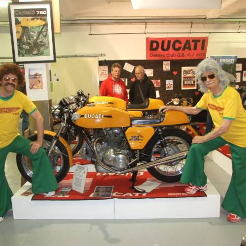 DOCGB 50th anniversary stand at Stafford Classic Bike Show 2024