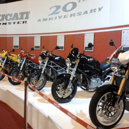 Monster 20th anniversary at the NEC bike show 2009