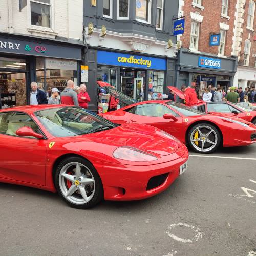 West Midlands and Herefordshire branch ride out to Bridgnorth Italian car show 2022